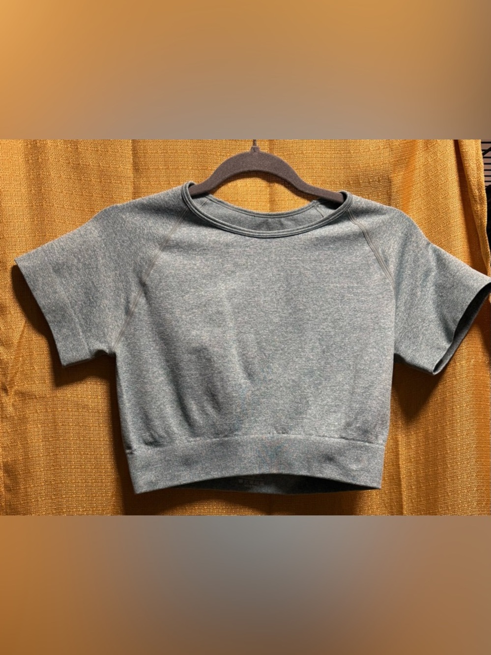 Source Unknown Short Sleeve Cropped Tee for workouts